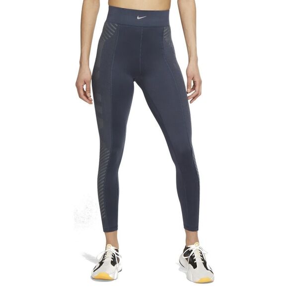 Nike Pro Intertwist Therma-FIT ADV Women's Leggings Medium M Lined Blue Silver - Picture 4 of 17